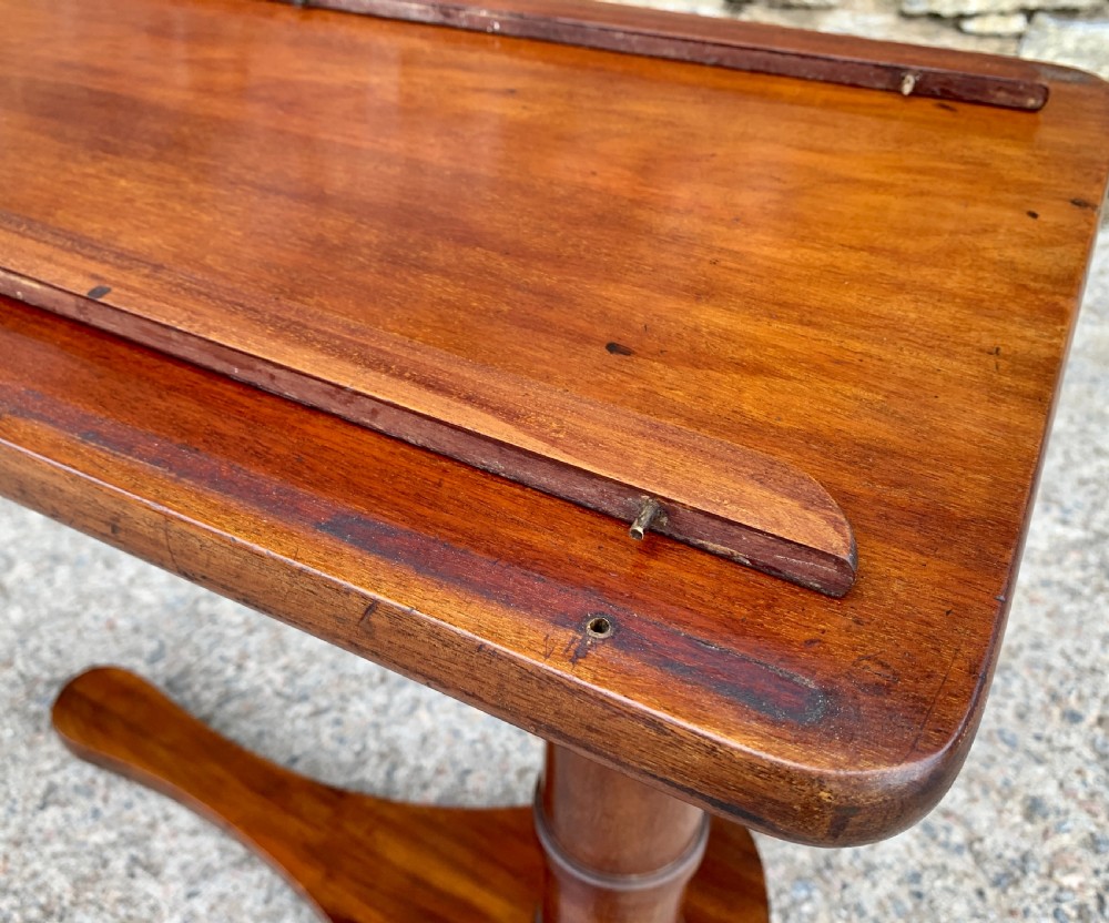 Victorian Mahogany Adjustable Reading Table View XVIII