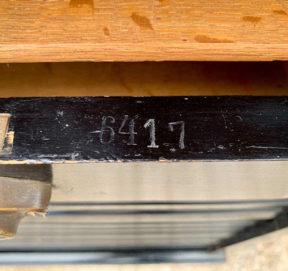 Antique Ebonised Tambour Front Filing Music Cabinet View XVI
