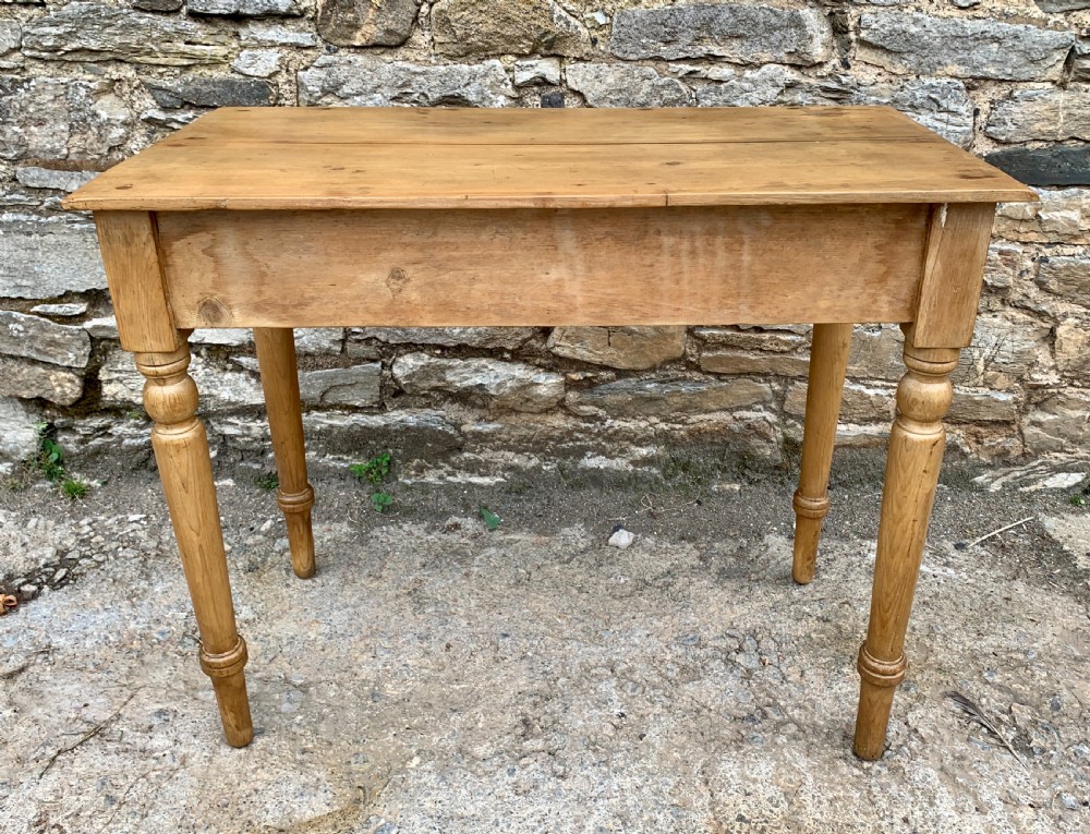 Antique Pine Side Table View XIV