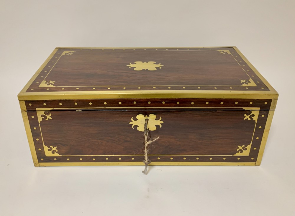 Antique Georgian Campaign Writing Slope