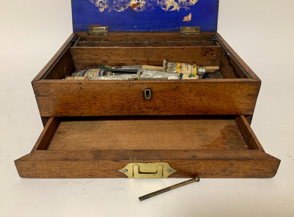 Victorian Winsor and Newton Artists Watercolour Paint Box View II
