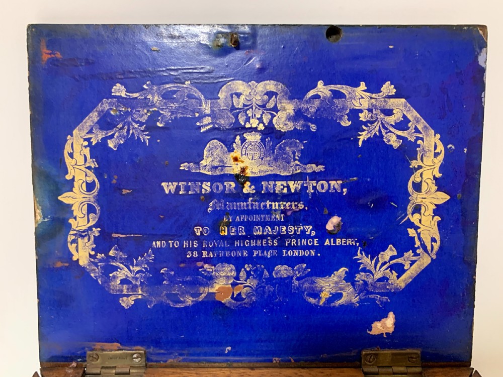 Victorian Winsor and Newton Artists Watercolour Paint Box View III