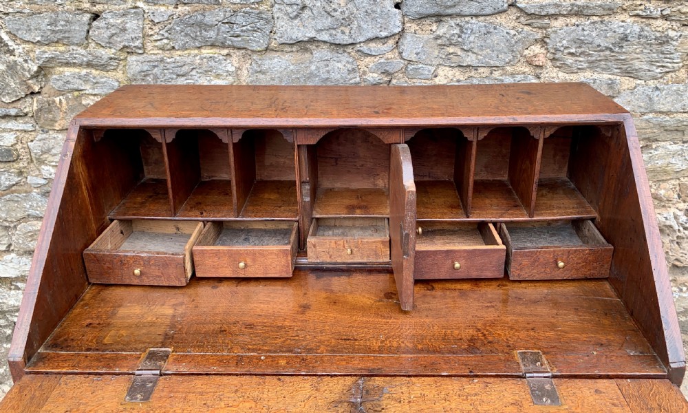 Georgian Oak Bureau View XVIII