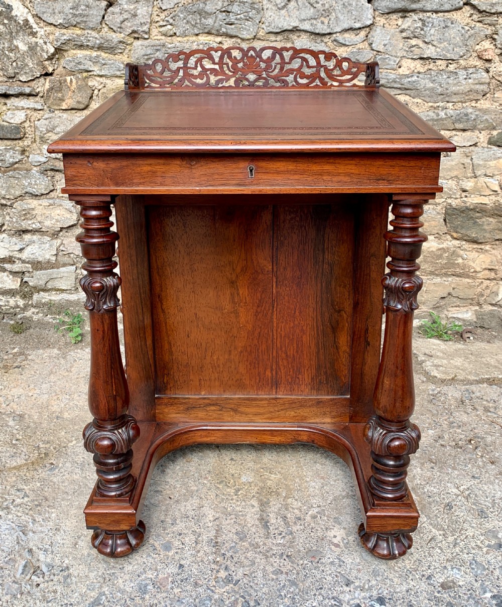 Regency Rosewood Davenport Desk View II