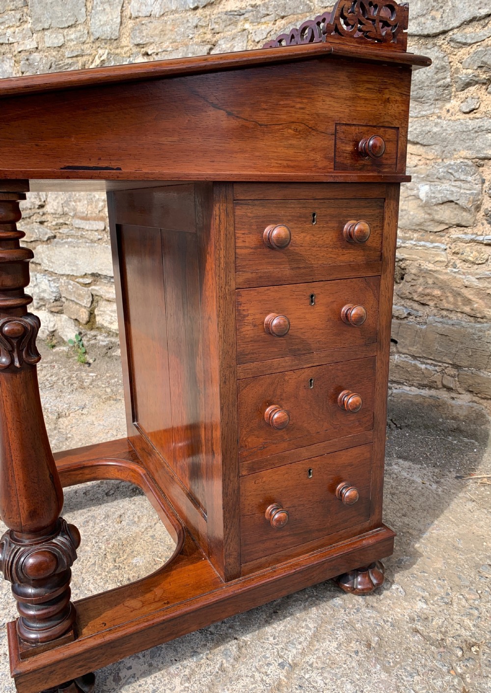 Regency Rosewood Davenport Desk View X
