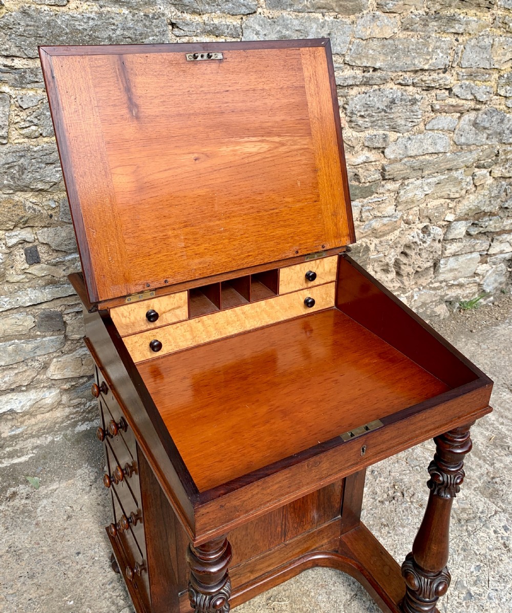 Regency Rosewood Davenport Desk View XV