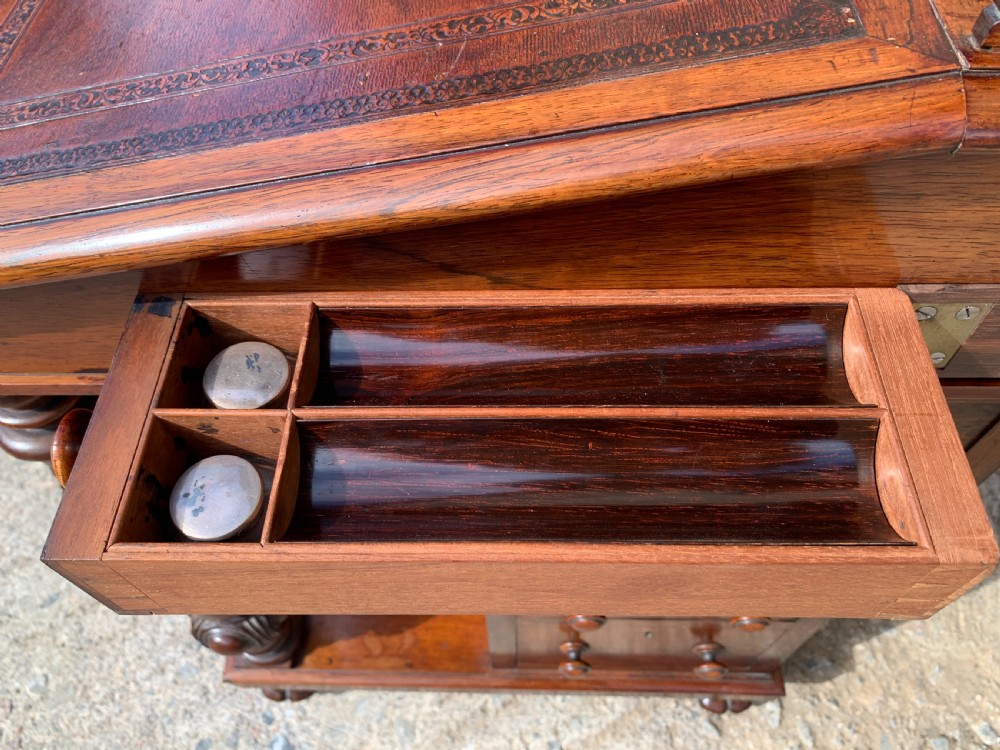 Regency Rosewood Davenport Desk View XVIII