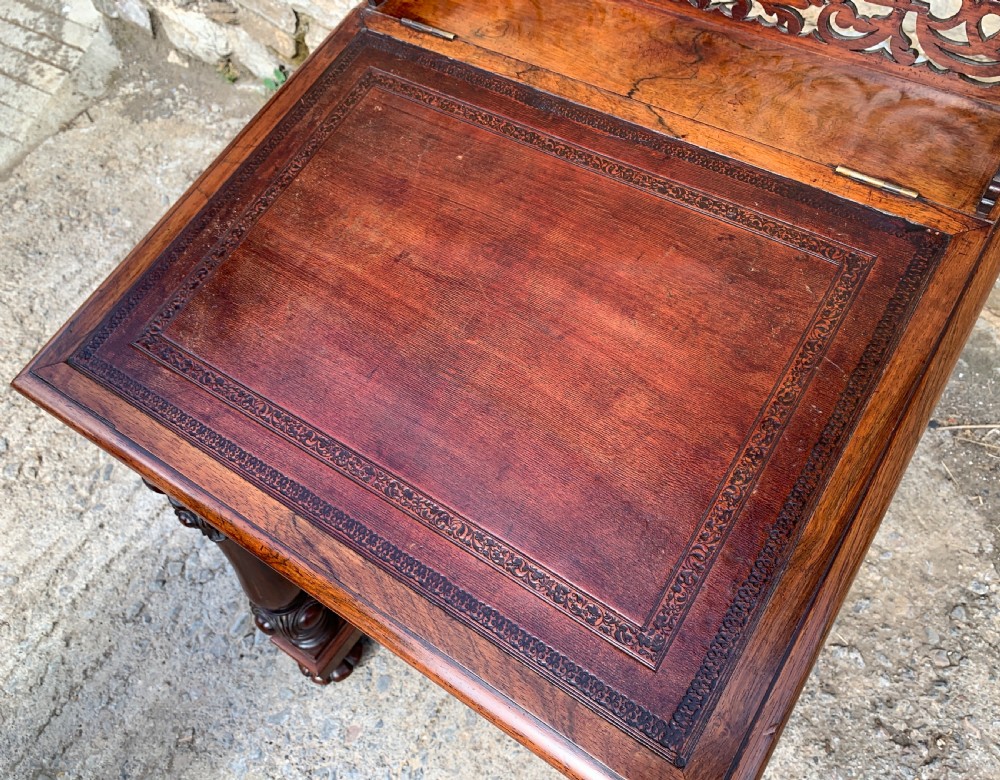 Regency Rosewood Davenport Desk View XXII