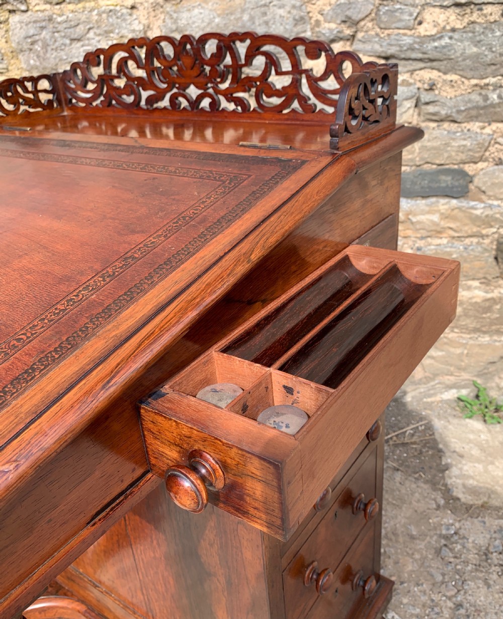 Regency Rosewood Davenport Desk View XXV