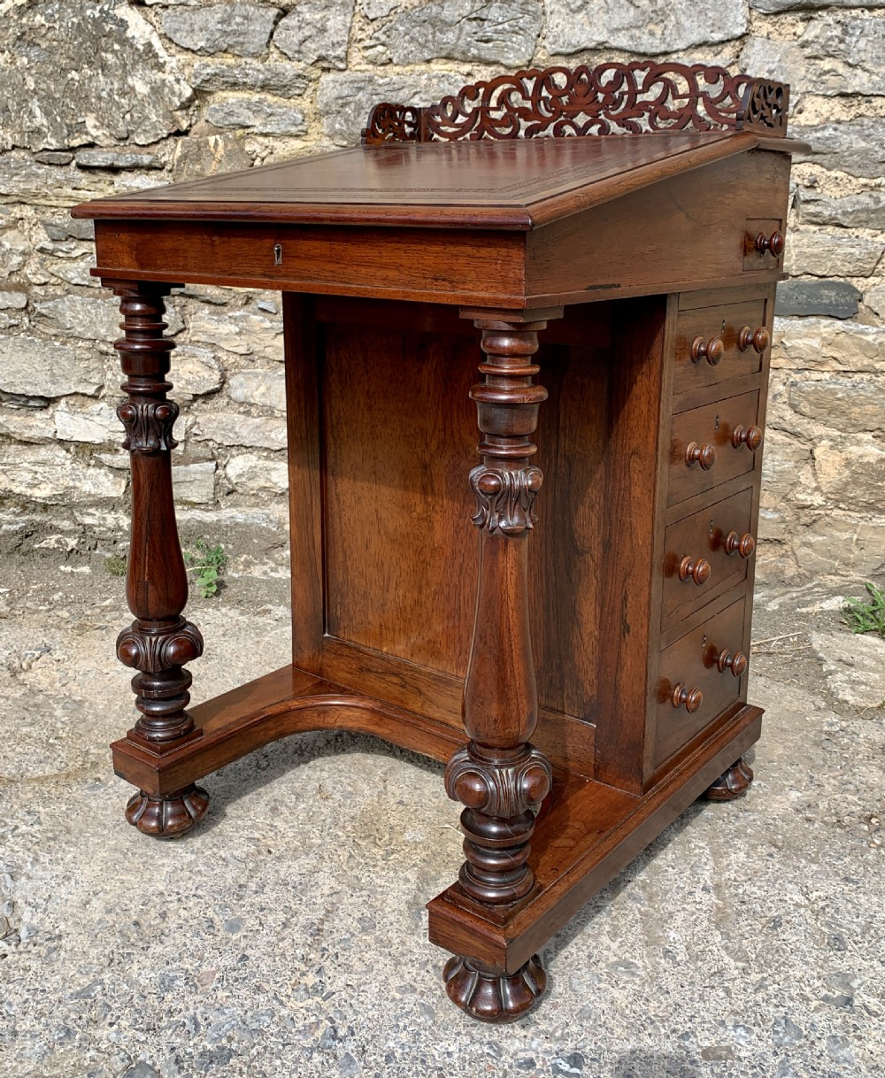 Regency Rosewood Davenport Desk View XXVI