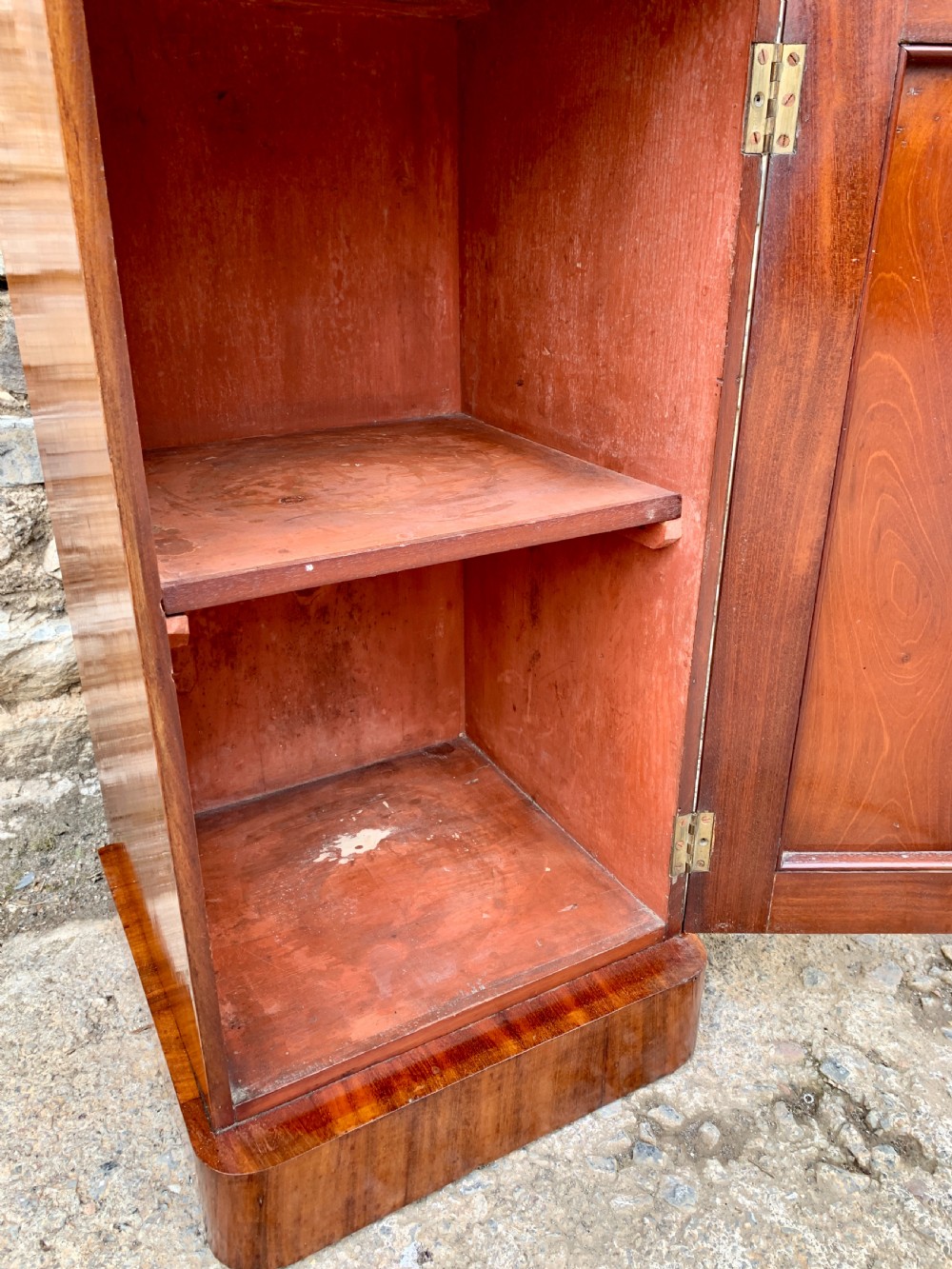 Antique Victorian Mahogany Bedside Pot Cupboard  View XV
