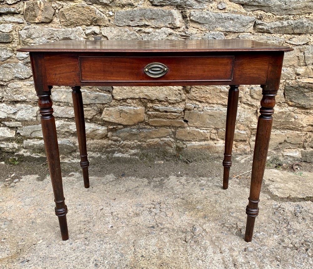 Antique Georgian Mahogany Side Table View II