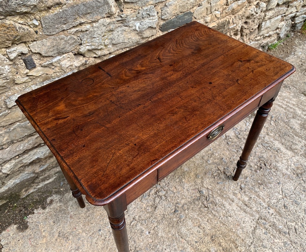 Antique Georgian Mahogany Side Table View III
