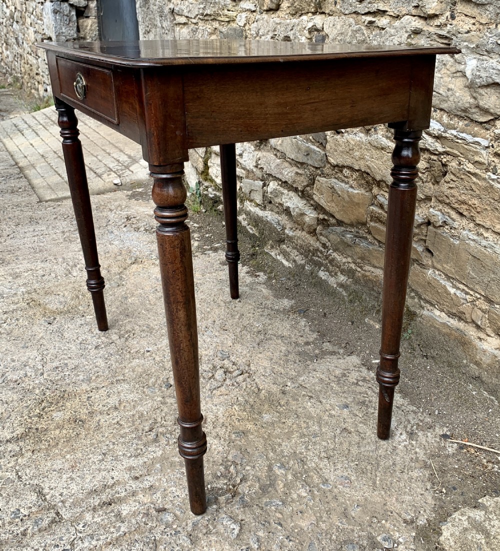 Antique Georgian Mahogany Side Table View IV