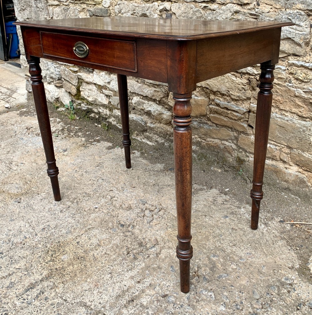 Antique Georgian Mahogany Side Table View VI