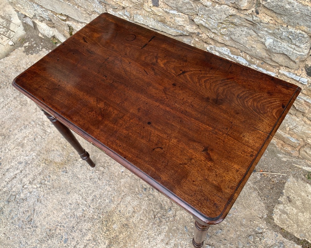 Antique Georgian Mahogany Side Table View VII