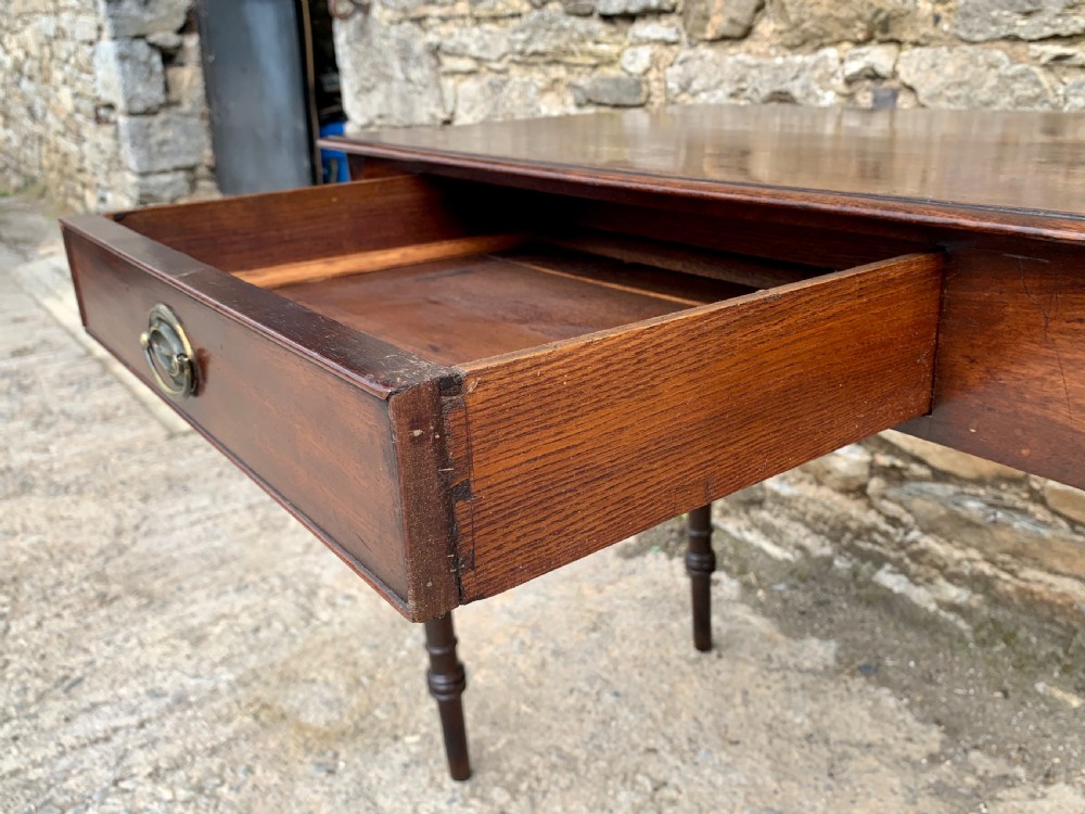 Antique Georgian Mahogany Side Table View XI