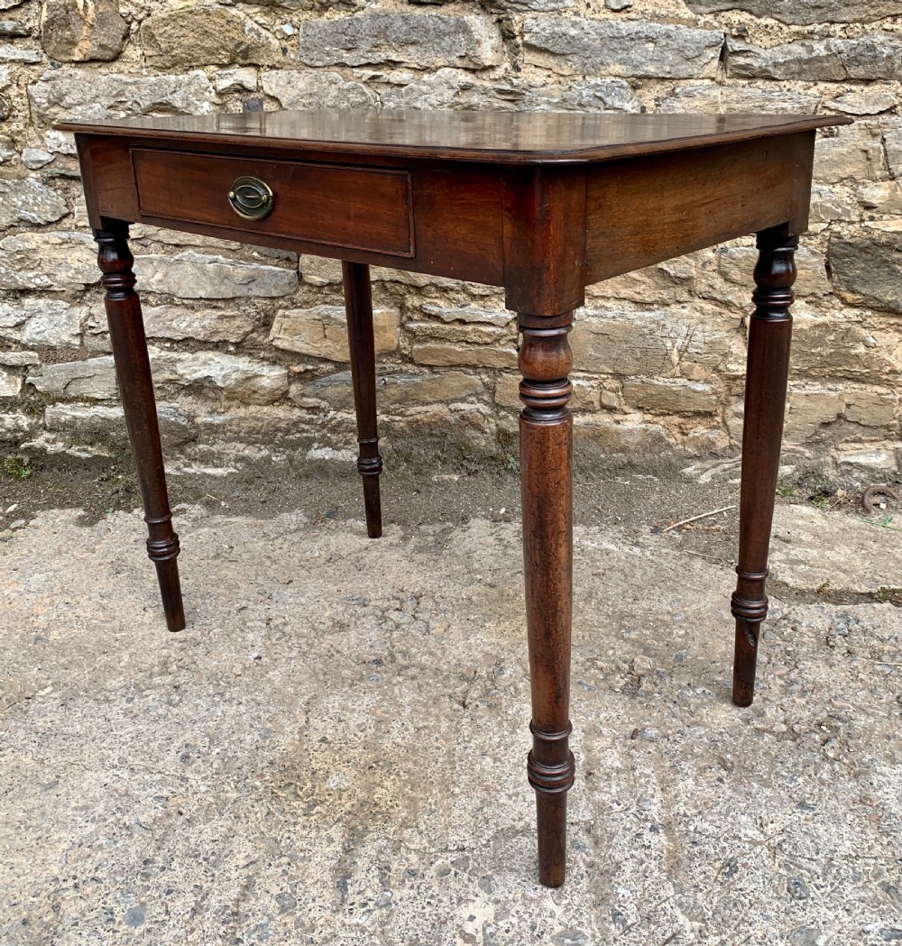Antique Georgian Mahogany Side Table View XII