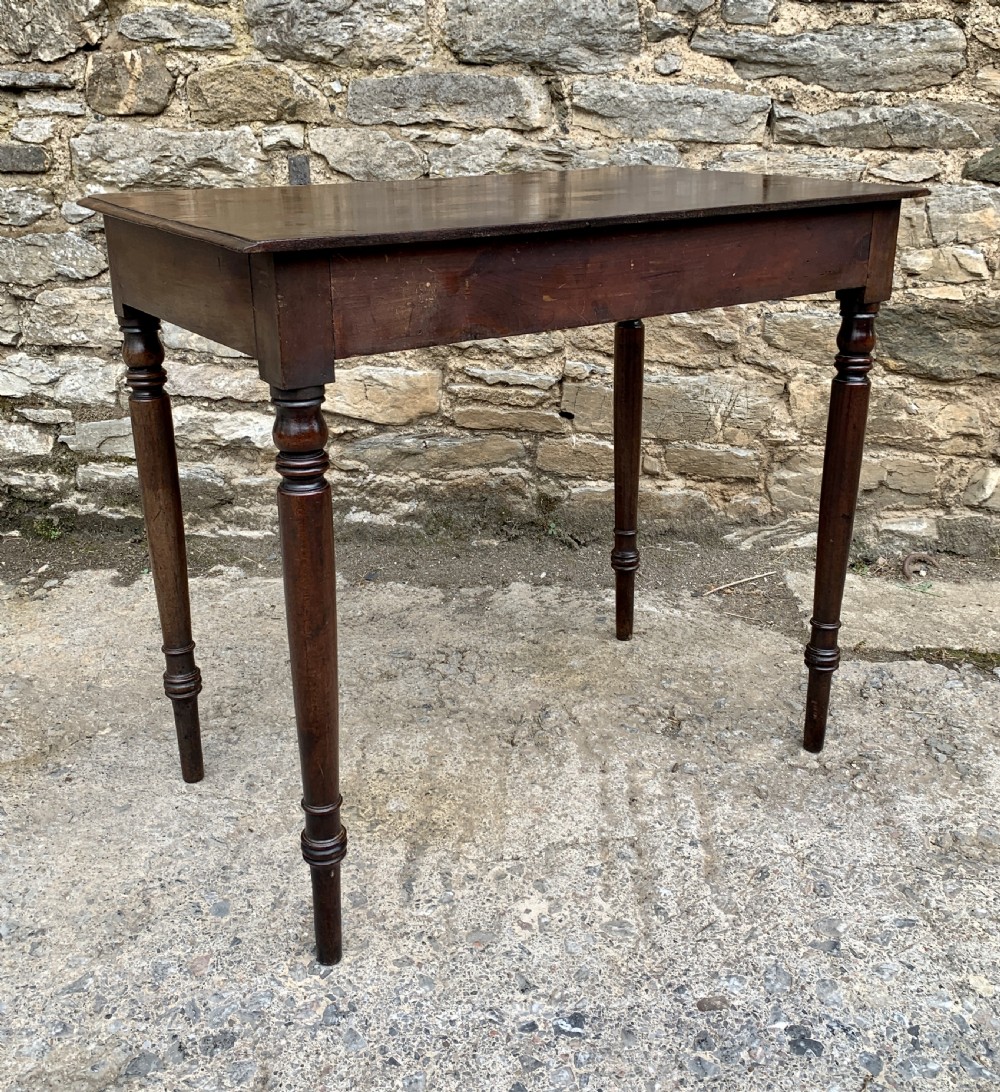 Antique Georgian Mahogany Side Table View XIV