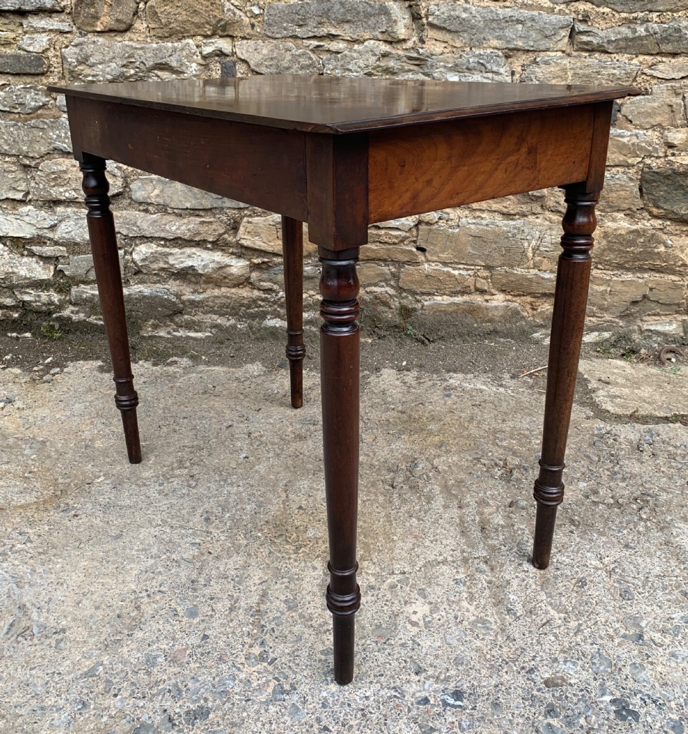 Antique Georgian Mahogany Side Table View XVII