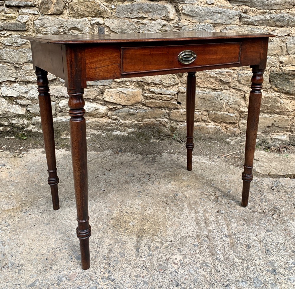 Antique Georgian Mahogany Side Table View XX