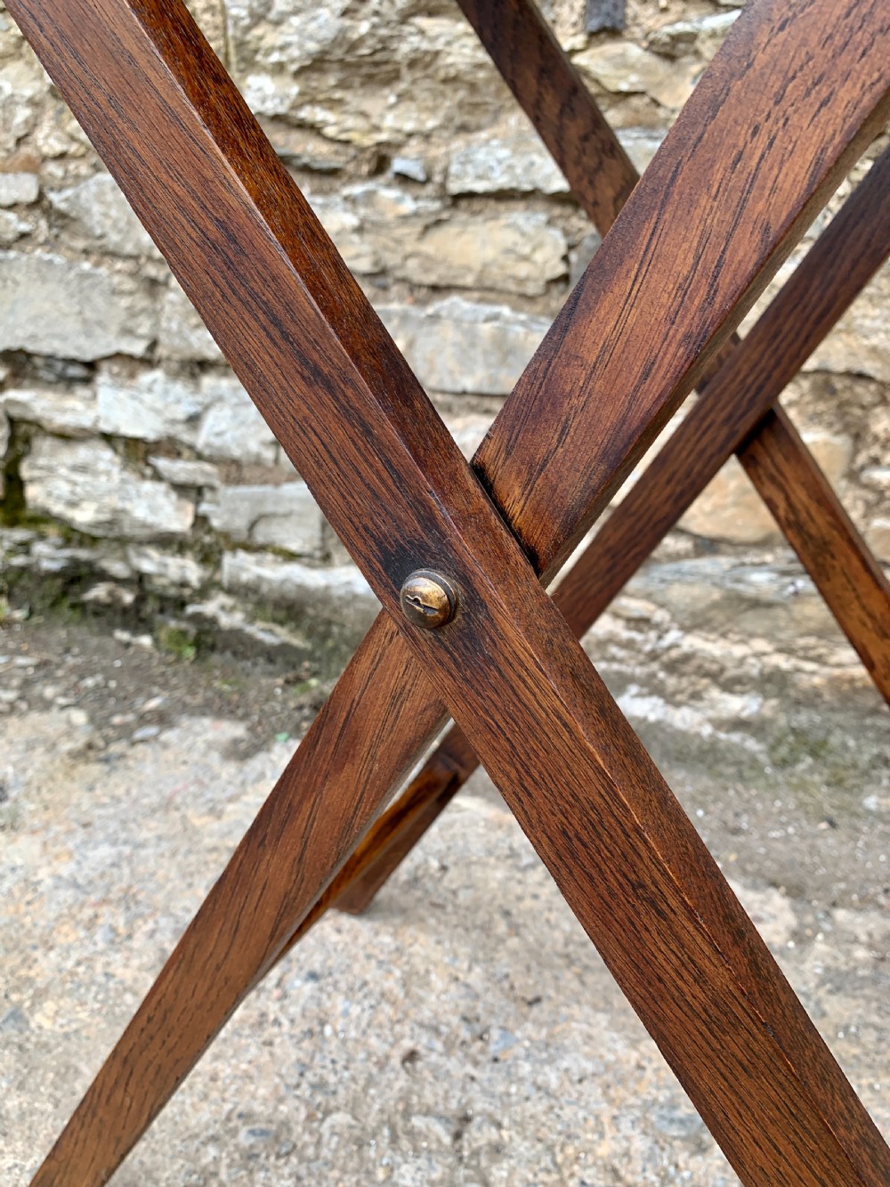 Antique Oak Butlers Tray View VIII