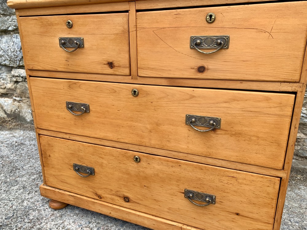 Victorian Stripped Pine Chest of Drawers View XI