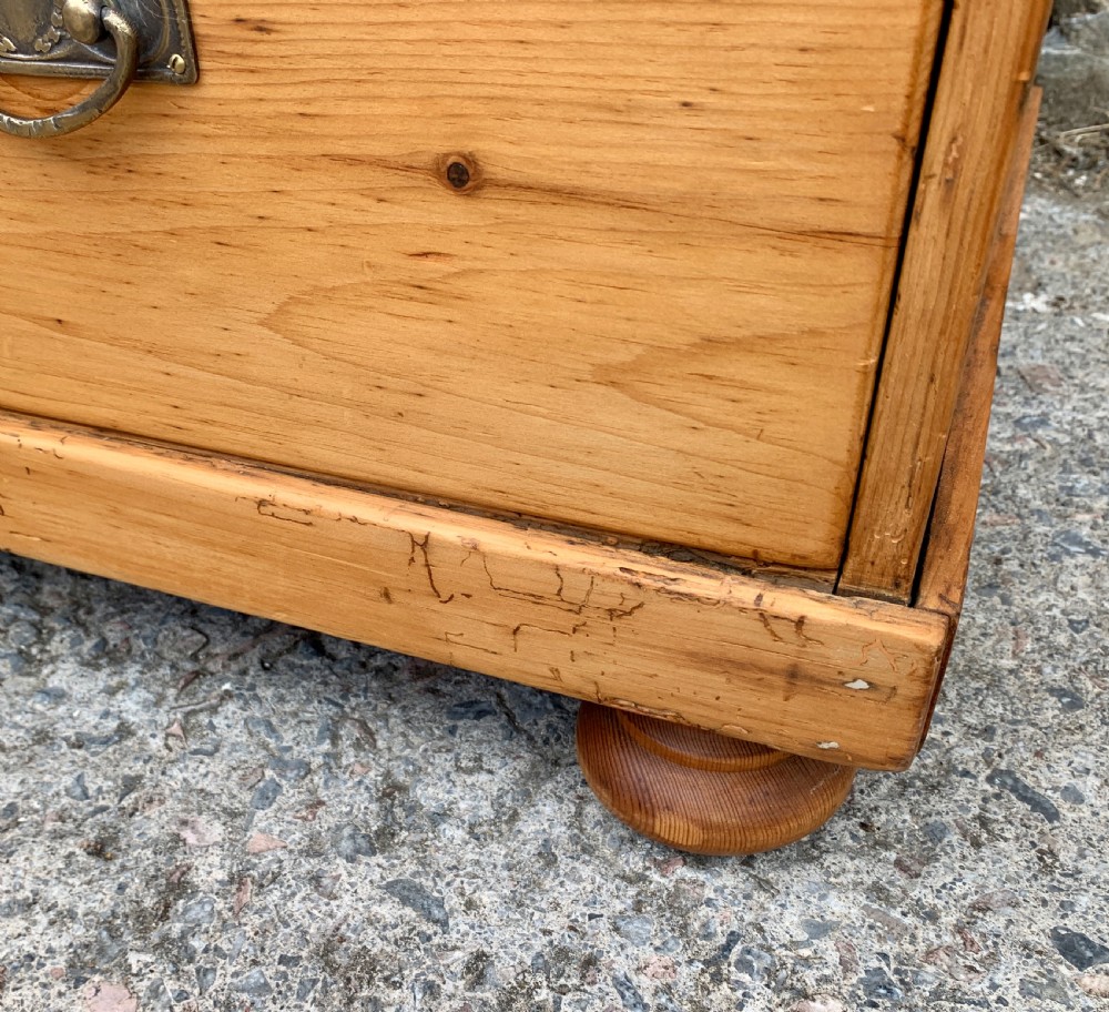 Victorian Stripped Pine Chest of Drawers View XIV