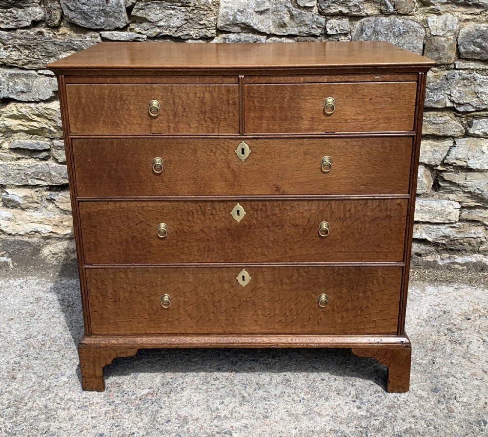 Georgian Oak Chest of Drawers View II