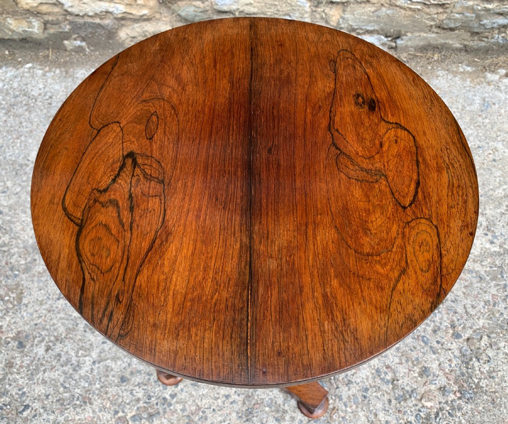 Regency Rosewood Campaign Wine Table View VII