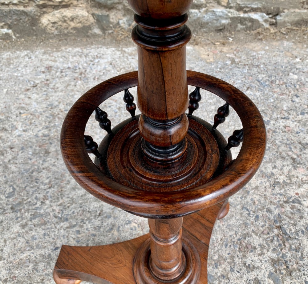 Regency Rosewood Campaign Wine Table View IX