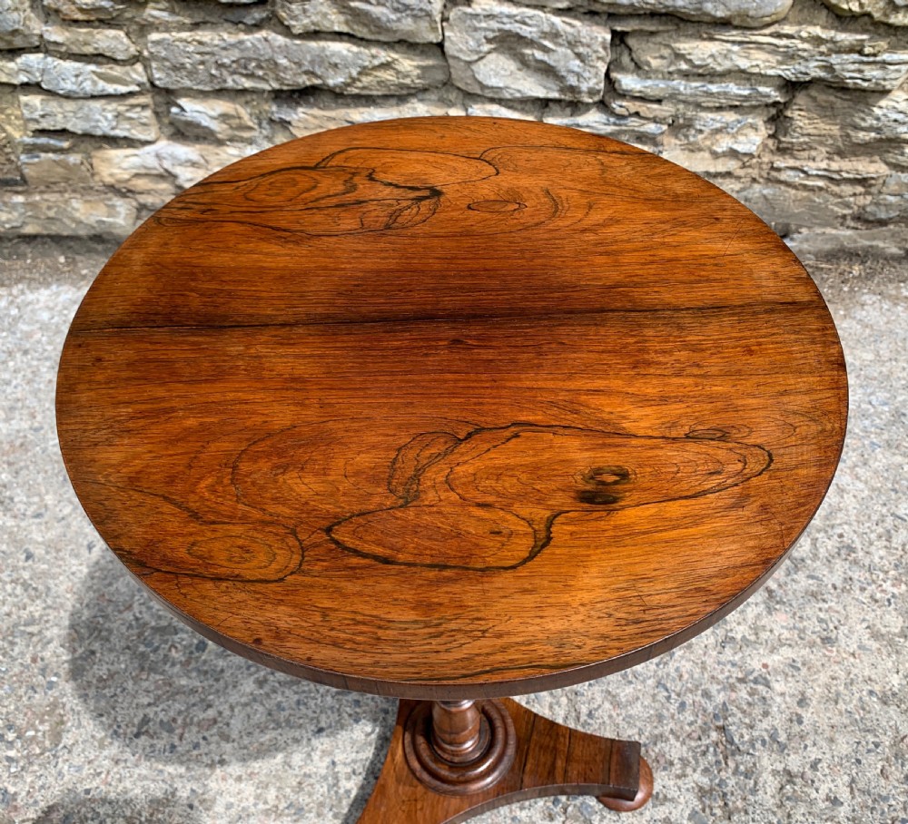 Regency Rosewood Campaign Wine Table View XI
