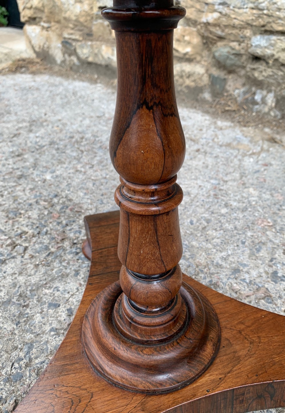 Regency Rosewood Campaign Wine Table View XIV