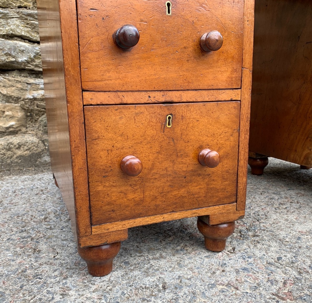 Antique Mahogany Campaign Writing Desk View XVI