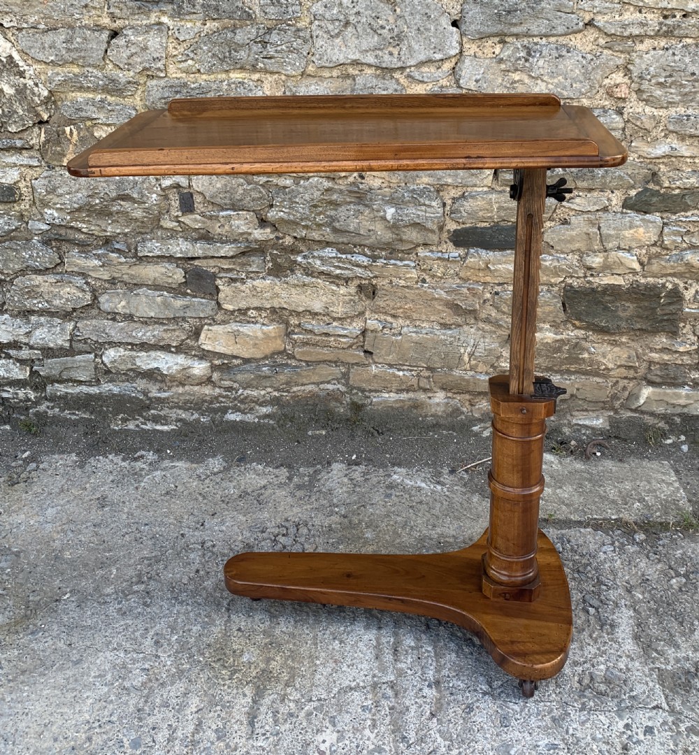 Victorian Mahogany Adjustable Reading Table View VII