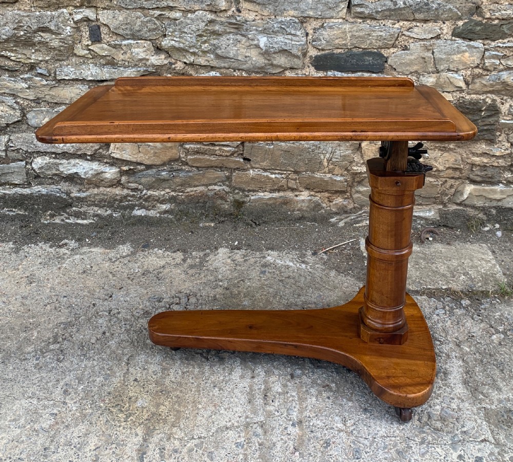 Victorian Mahogany Adjustable Reading Table View VIII
