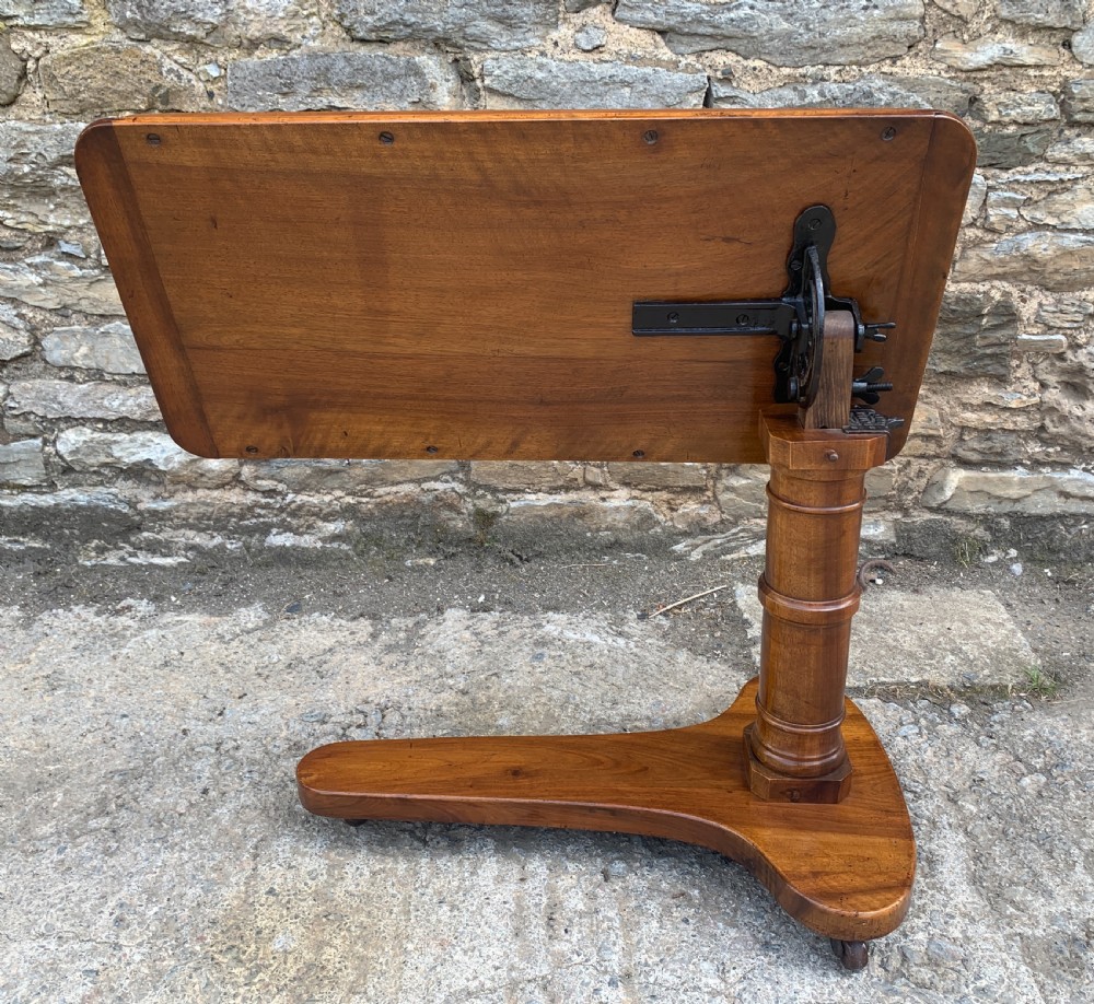 Victorian Mahogany Adjustable Reading Table View XIII