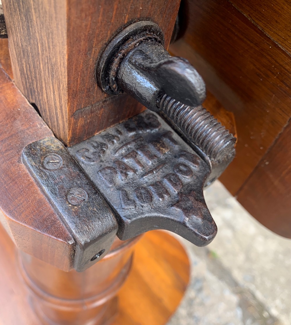 Victorian Mahogany Adjustable Reading Table View XIV