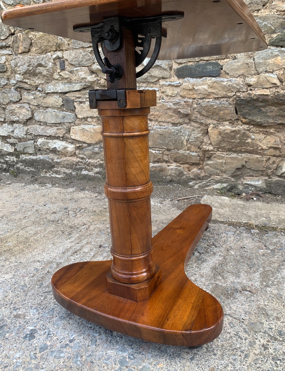 Victorian Mahogany Adjustable Reading Table View XV