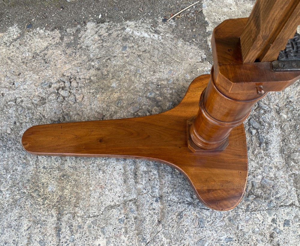 Victorian Mahogany Adjustable Reading Table View XVI