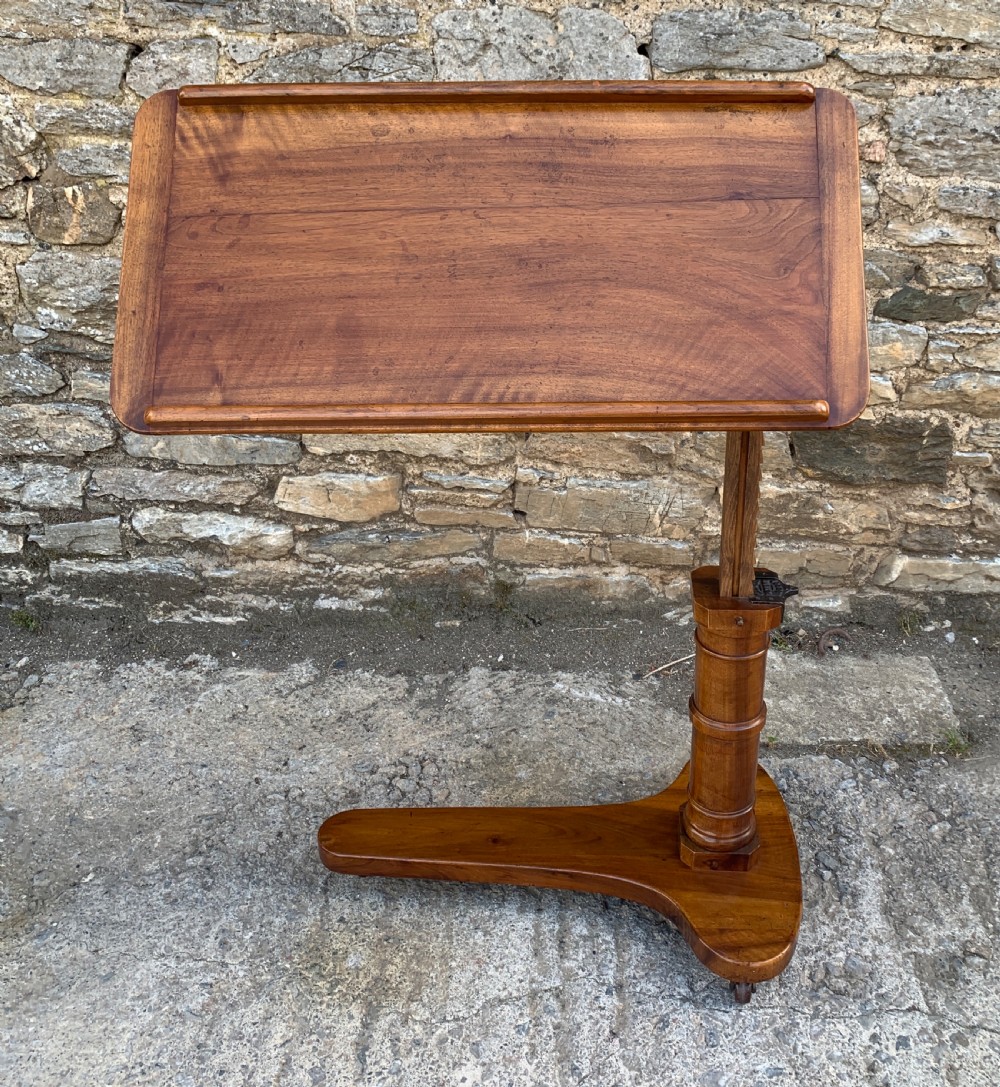 Victorian Mahogany Adjustable Reading Table View XVII