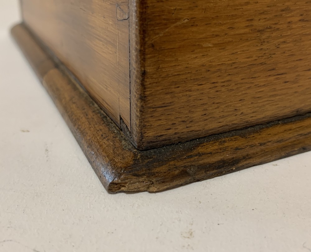 Antique Edwardian Oak Stationery Cabinet View III