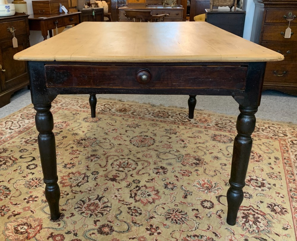 Victorian Pine Farmhouse Table View IV