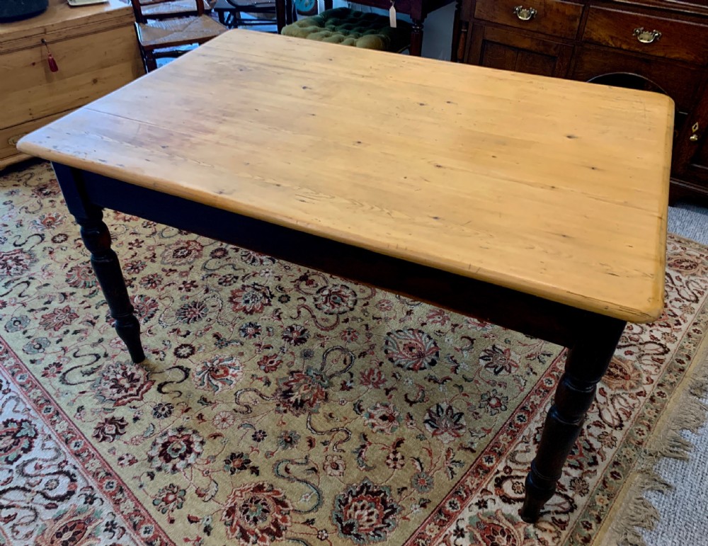 Victorian Pine Farmhouse Table View VIII