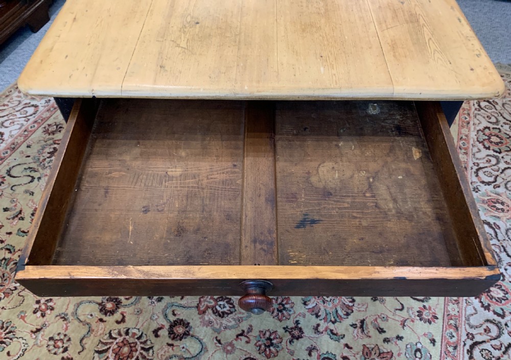 Victorian Pine Farmhouse Table View IX