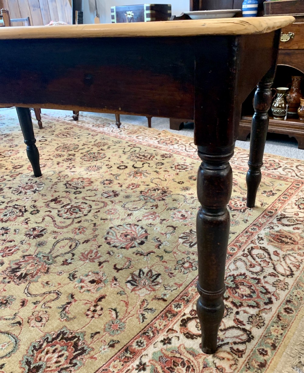 Victorian Pine Farmhouse Table View X