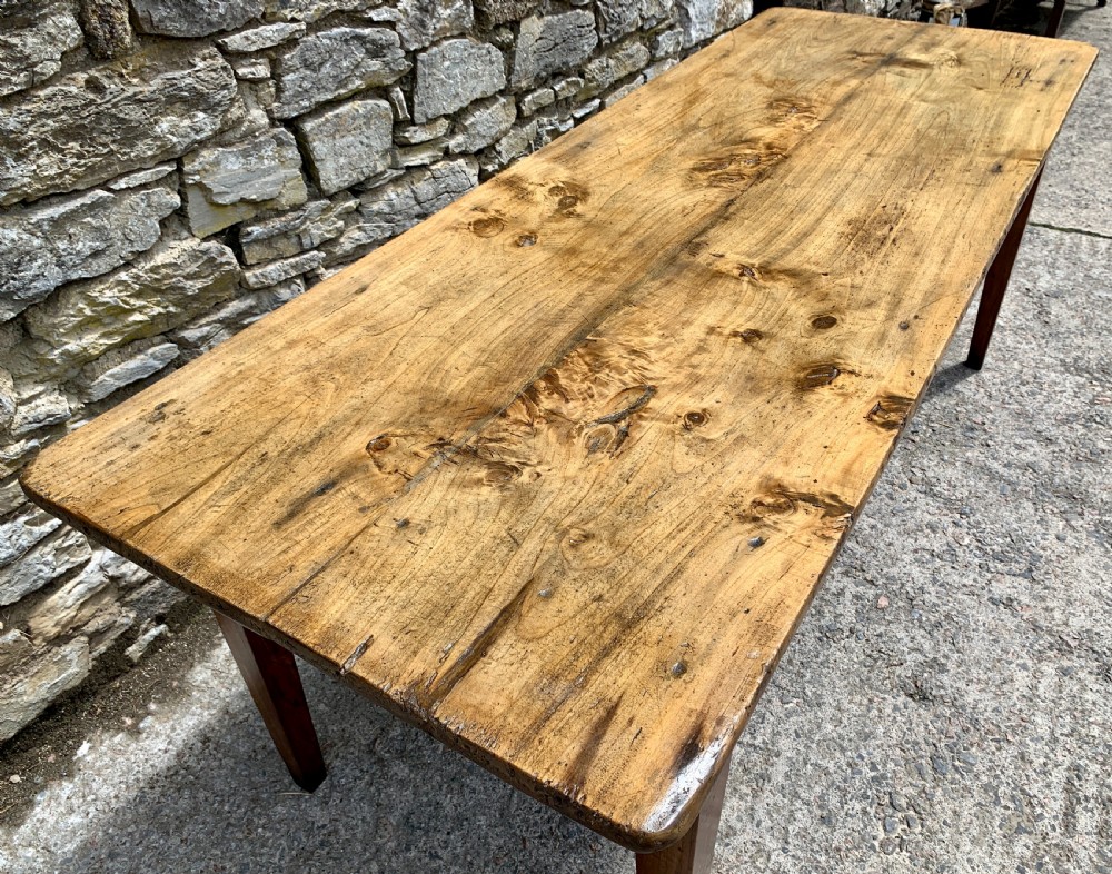 Large French Farmhouse Table View X