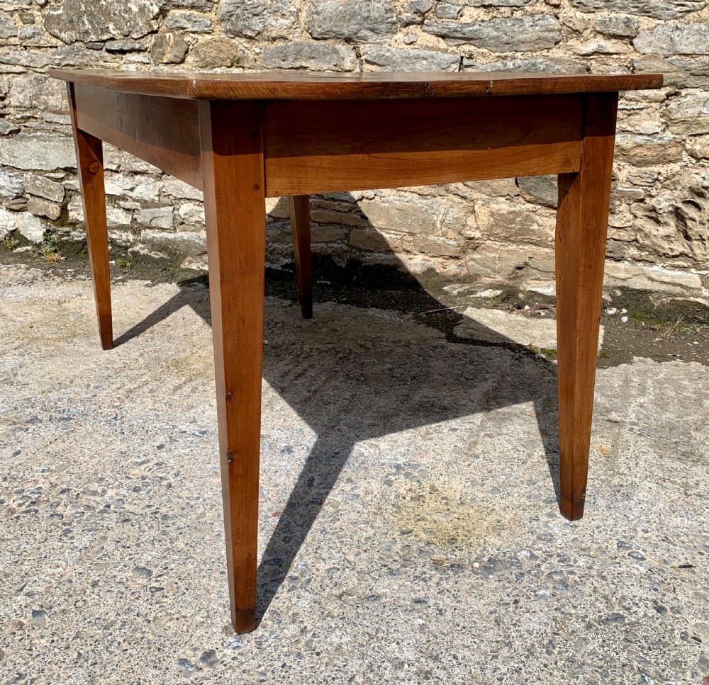 Antique French Elm Farmhouse Table View XII