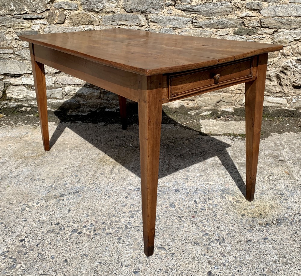 Antique French Elm Farmhouse Table View XIII