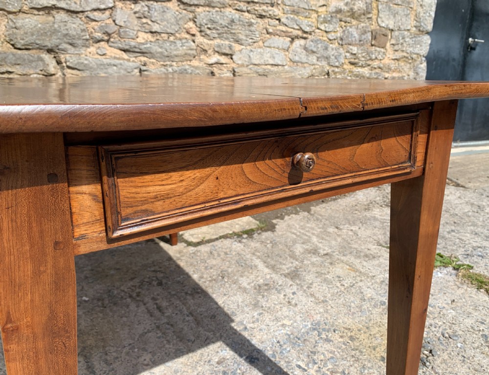 Antique French Elm Farmhouse Table View XVIII